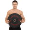 Бамперные диски из структурной резины Bumper Plates Record TA-4782-25 51мм 25кг черный-красный 8