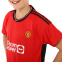 Форма футбольная детская с символикой футбольного клуба MANCHESTER UNITED домашняя 2024 SP-Planeta CO-6216 6-14 лет красный-белый 6