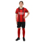 Форма футбольна дитяча із символікою футбольного клубу AC MILAN домашня 2024 SP-Planeta CO-6263 6-14 років червоний-чорний 1