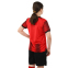 Форма футбольная детская с символикой футбольного клуба AC MILAN домашняя 2024 SP-Planeta CO-6263 6-14 лет красный-черный 2