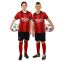 Форма футбольная детская с символикой футбольного клуба AC MILAN домашняя 2024 SP-Planeta CO-6263 6-14 лет красный-черный 10