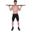 Палка гімнастична Бодибар Body Bar Zelart FI-1251-8 вага 8кг чорний-помаранчевий 4