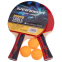 Набір для настільного тенісу WEINIXUN A29 2 ракетки 3 м'яча сітка чохол 0