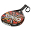 Ракетка для падел-тенісу Padel ODEAR POWER ROUND BT-6583 чорний-помаранчевий 2
