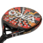Ракетка для падел-тенісу Padel ODEAR POWER ROUND BT-6583 чорний-помаранчевий 3
