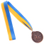 Медаль спортивная с лентой SP-Sport Гимнастика C-7012 золото, серебро, бронза 7