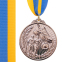 Медаль спортивна зі стрічкою SP-Sport Біг C-7014 золото, срібло, бронза 2