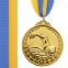 Медаль спортивна зі стрічкою SP-Sport Плавання C-7015 золото, срібло, бронза 0