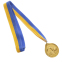 Медаль спортивна зі стрічкою SP-Sport Плавання C-7015 золото, срібло, бронза 2