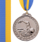 Медаль спортивна зі стрічкою SP-Sport Плавання C-7015 золото, срібло, бронза 3