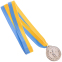 Медаль спортивна зі стрічкою SP-Sport Більярд C-7017 золото, срібло, бронза 5