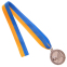 Медаль спортивна зі стрічкою SP-Sport Волейбол C-7018 золото, срібло, бронза 3