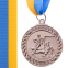 Медаль спортивна зі стрічкою SP-Sport Футбол C-7020 золото, срібло, бронза 3