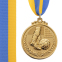 Медаль спортивна зі стрічкою SP-Sport Футбол C-7025 золото, срібло, бронза 0