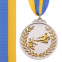 Медаль спортивна зі стрічкою двокольорова SP-Sport Карате C-7026 золото, срібло, бронза 3
