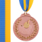 Медаль спортивна зі стрічкою двокольорова SP-Sport Настільний теніс C-7028 золото, срібло, бронза 5