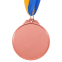 Медаль спортивна зі стрічкою двокольорова SP-Sport Настільний теніс C-7028 золото, срібло, бронза 6