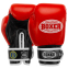 Перчатки боксерские профессиональные на липучке кожаные ФБУ BOXER Profi BO-2001 10-12унций цвета в ассортименте 0
