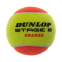 Мяч для большого тенниса DUNLOP STAGE 2 ORANGE DL601339 3шт салатовый 2