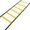 Координационная лестница дорожка для тренировки скорости SP-Sport C-4893 3м черный-желтый 2