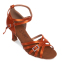 Обувь для бальных танцев женская Латина Zelart OB-2006-BZ размер 35-40 бронзовый 0