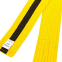 Пояс для кимоно двухцветный SP-Planeta BO-7261 длина-220-280см желтый-черный 1