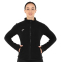 Кофта спортивна жіноча на блискавці  флісова Joma ALPES 902540-100 розмір S-XL чорний 1