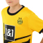 Форма футбольная детская с символикой футбольного клуба BORUSSIA DORTMUND домашняя 2024 SP-Planeta CO-6264 6-14 лет желтый-черный 6