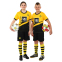 Форма футбольна дитяча із символікою футбольного клубу BORUSSIA DORTMUND домашня 2024 SP-Planeta CO-6264 6-14 років жовтий-чорний 10