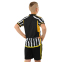 Форма футбольная детская с символикой футбольного клуба JUVENTUS домашняя 2024 SP-Planeta CO-6311 6-14 лет черный-белый 7