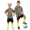 Форма футбольна дитяча із символікою футбольного клубу JUVENTUS домашня SP-Sport CO-6311 20-28 чорний-білий 18