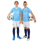 Форма футбольная детская с символикой футбольного клуба MANCHESTER CITY домашняя 2024 SP-Planeta CO-6317 6-14 лет голубой 10