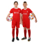 Форма футбольная детская с символикой футбольного клуба LIVERPOOL домашняя 2024 SP-Planeta CO-6327 6-14 лет красный-белый 10