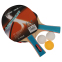 Набір для настільного тенісу WEINIXUN MT-252 2 ракетки 3 м'ячі 0