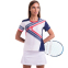 Комплект одежды для тенниса женский футболка и юбка Lingo LD-1837B S-3XL цвета в ассортименте 13