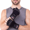 Рукавиці для фітнесу та важкої атлетики шкіряні Zelart SB-161085 S-XXL чорний 6