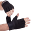 Перчатки для фитнеса и тяжелой атлетики кожаные Zelart SB-161086 S-XXL черный 1