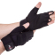 Перчатки для фитнеса и тяжелой атлетики кожаные Zelart SB-161086 S-XXL черный 2