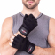 Рукавиці для фітнесу та важкої атлетики шкіряні Zelart SB-161086 S-XXL чорний 6