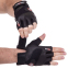Перчатки спортивные кожаные Zelart SB-161552 S-XXL черный 1