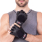 Перчатки спортивные кожаные Zelart SB-161556 S-XXL черный 6