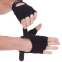 Перчатки для фитнеса и тренировок кожаные Zelart SB-161573 S-XXL черный 1