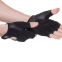 Перчатки для фитнеса и тренировок кожаные Zelart SB-161573 S-XXL черный 2
