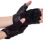 Перчатки для фитнеса и тренировок кожаные Zelart SB-161573 S-XXL черный 9