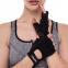 Перчатки для фитнеса и тренировок кожаные Zelart SB-161573 S-XXL черный 11