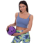 М'яч медичний медбол Zelart Medicine Ball FI-2620-1 1кг фіолетовий-чорний 4