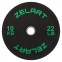 Бамперные диски резиновые Bumper Plates Zelart TA-4790-10 51мм 10кг черный-зеленый 0