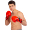 Рукавиці боксерські на липучці шкіряні HARD TOUCH BO-7376 10-14унцій кольори в асортименті 19