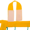 Сітка на ворота футбольна тренувальна з кишенями в кутах "Євро стандарт" SP-Planeta SO-9568 7,32x2,44м кольори в асортименті 9