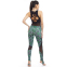 Комбінезон спортивний жіночий для фітнесу йоги та тренажерного залу Lingo FI-1882 S-XL чорний-зелений 1